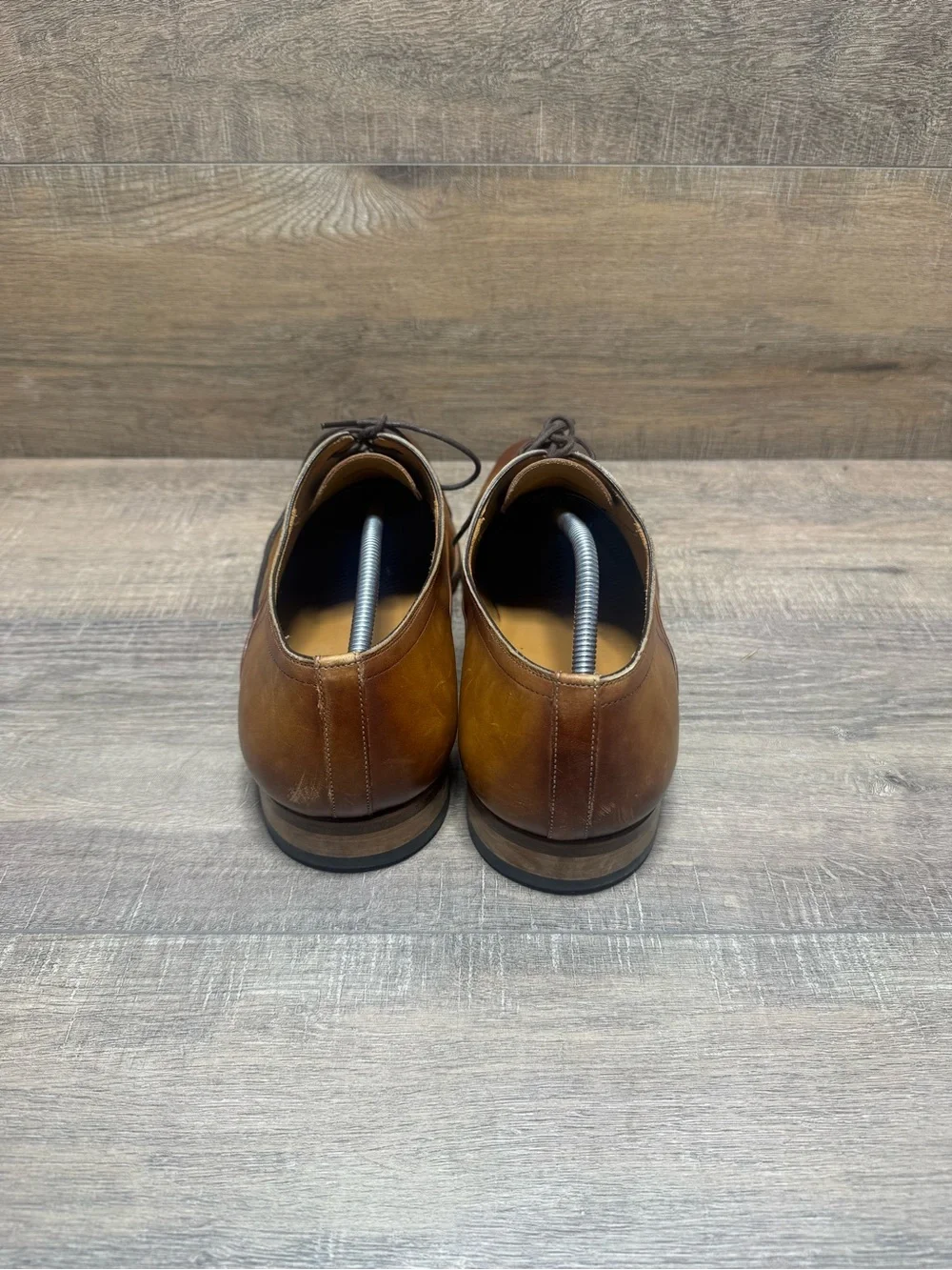 Magnanni Men's Leather Oxford Dress Shoes - Brown Size 13